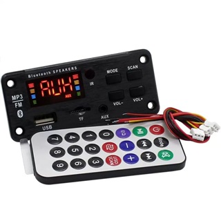 Decodificador FM Bluetooth 5.0 12V MP3 USB FM em Oferta na Shopee