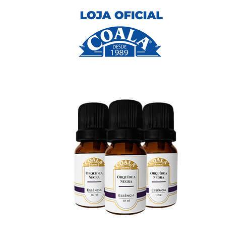 Combo 3  Essências Coala Home -Orquídea Negra 10ml