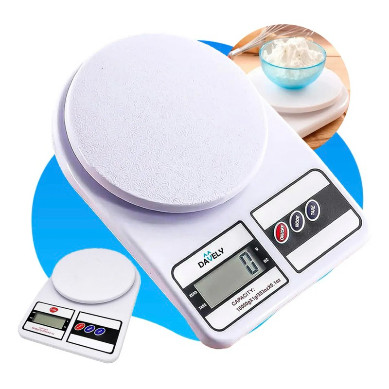 Balança Digital de Precisão Davely Cook Cozinha Uso Doméstico e Profissional Fitness Capacidade Máxima 10kg — R$ 19,99 em Shopee