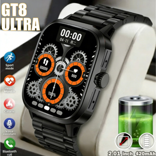 2026 GT8 ULTRA smartwatch Original, Tela AMOLED 2.01 Frequência Cardíaca, À Prova D'Água, BT5.0 em Oferta na Shopee