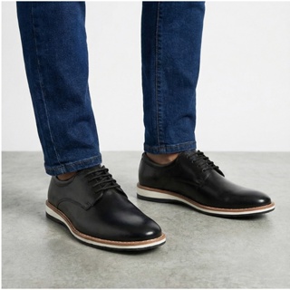 Sapato Casual Masculino Oxford Confortável Sapatenis Social Mocassim Derby Trabalho Padrinho Couro em Oferta na Shopee
