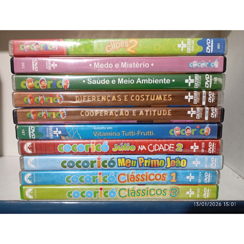 DVD Cocoricó 10 DVDs