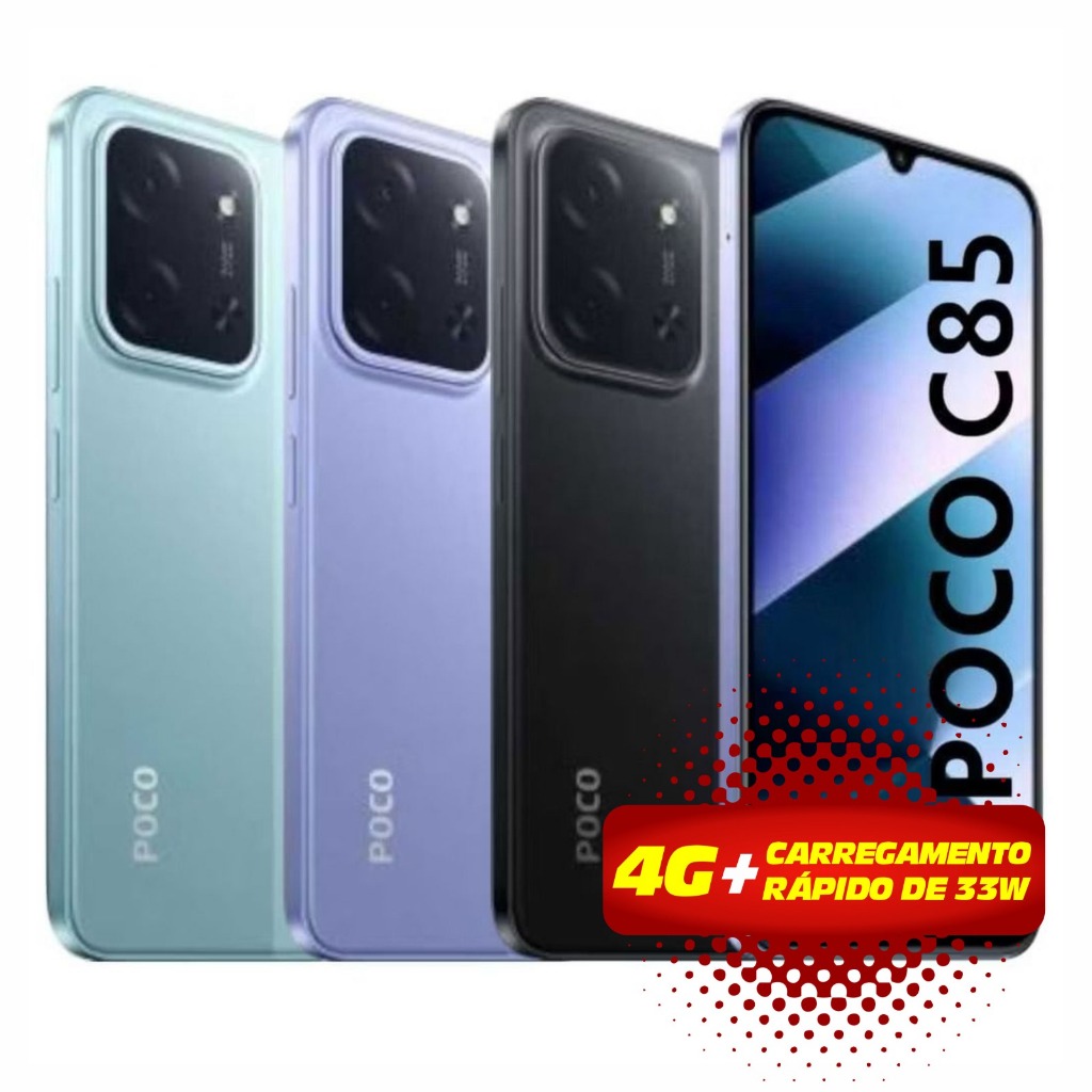 CELULAR Xiaomi POCO C85 4G COM NFC, VERSÃO GLOBAL, XIAOMI ORIGINAL, PRONTA ENTREGA, PROMOÇÃO em Oferta na Shopee