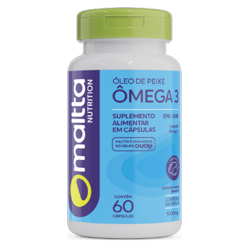 Óleo de Peixe 1000mg Duom - 60 Cápsulas de Ômega 3 para Coração e Mente Saudáveis!