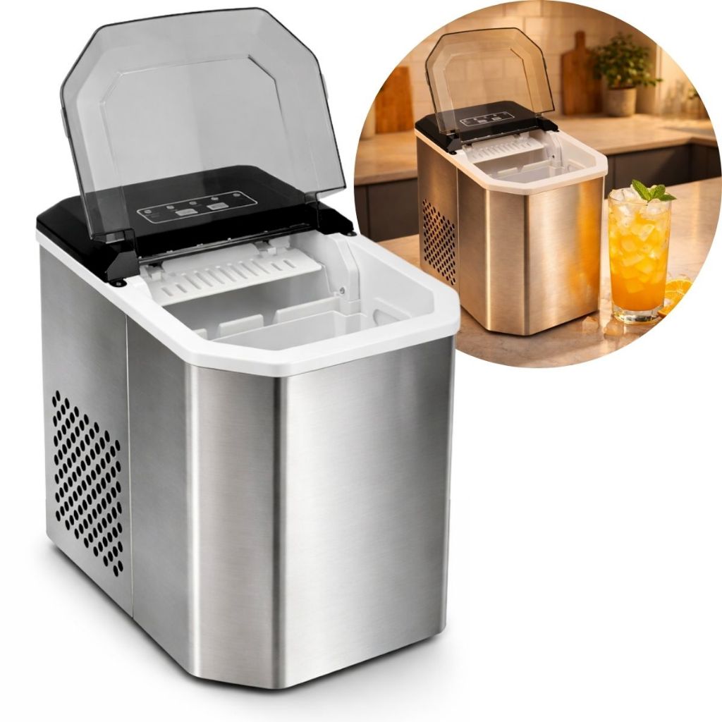 Máquina De Gelo Smart Plus 220v Mimo Style 150w 12kg Inox 220v Inox