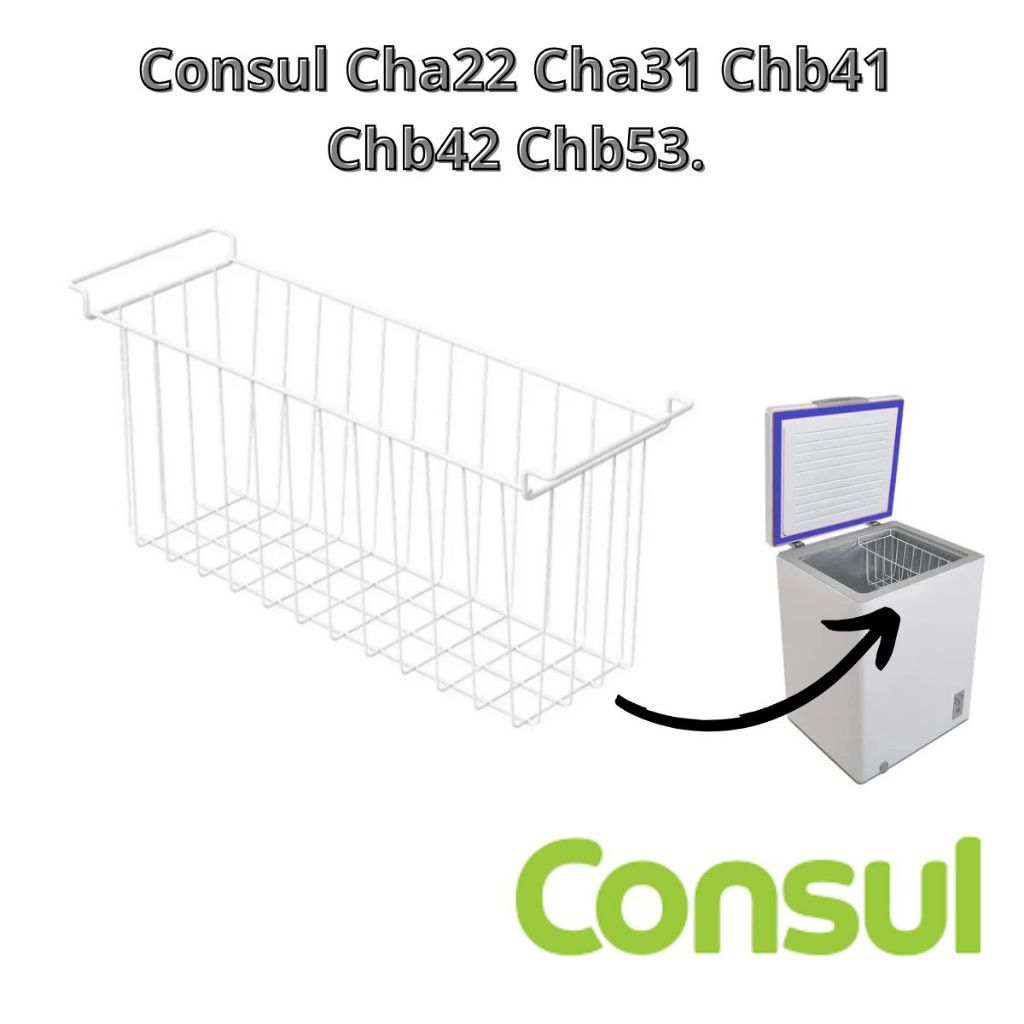 Cesto Freezer Horizontal Para Consul Cha22 Cha31 Chb41 Chb42 Chb53.