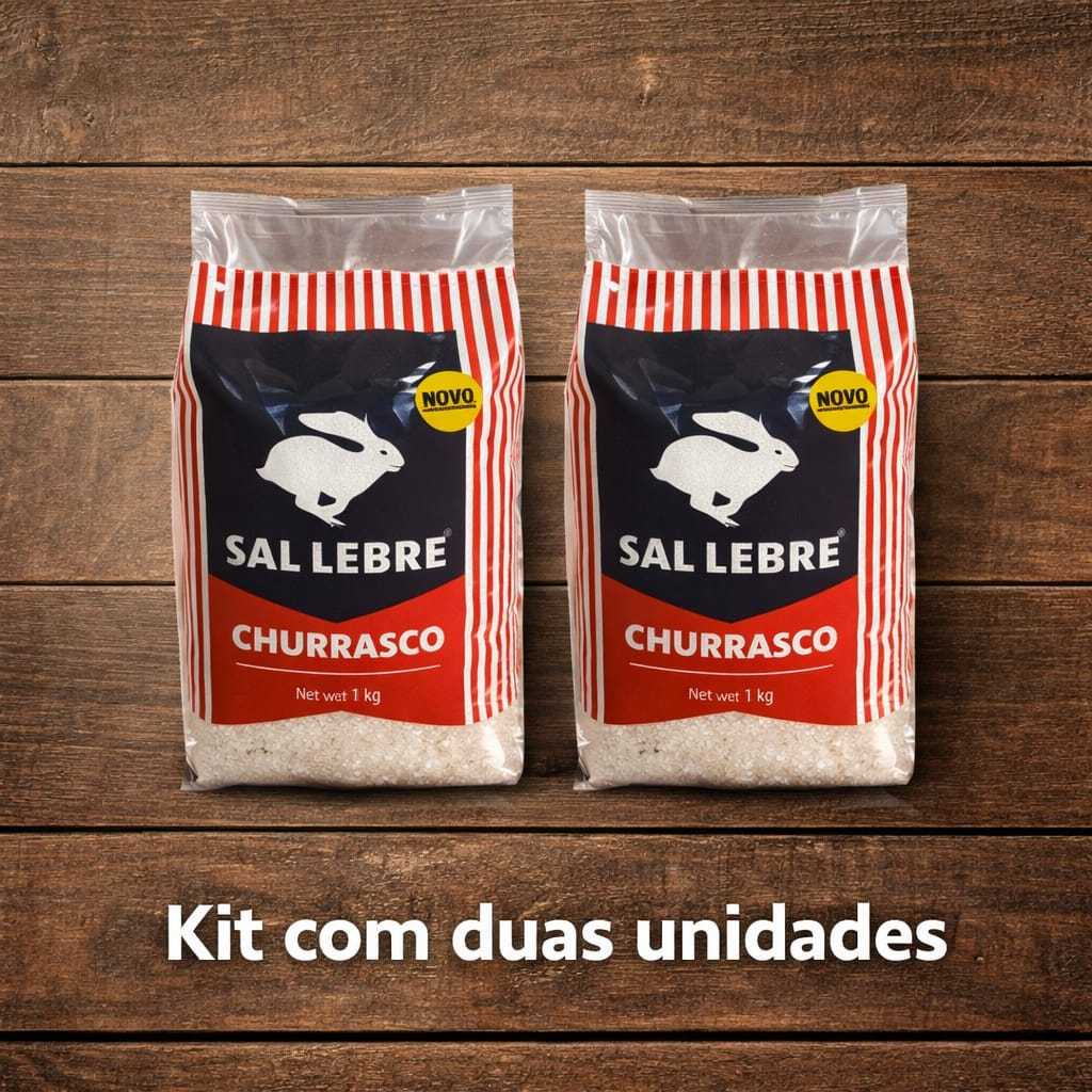 Kit 2 Sal Grosso para Churrasco Lebre 1kg cada Validade Longa em Oferta na Shopee