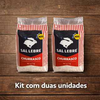 Kit 2 Sal Grosso para Churrasco Lebre 1kg cada Validade Longa em Oferta na Shopee