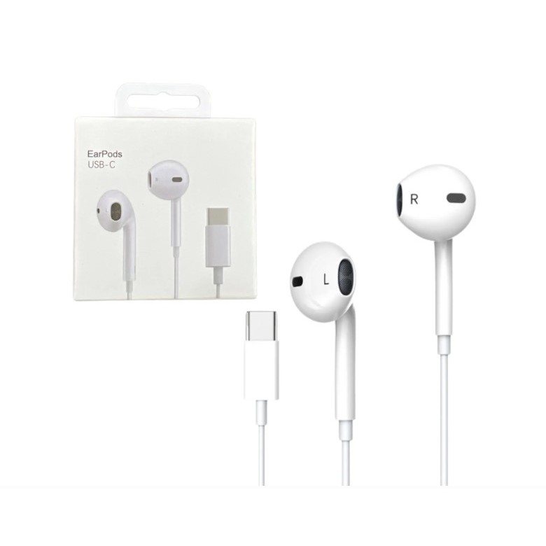 Fone de Ouvido Tipo C Com Microfone Botão Volume Branco (1655) em Oferta na Shopee