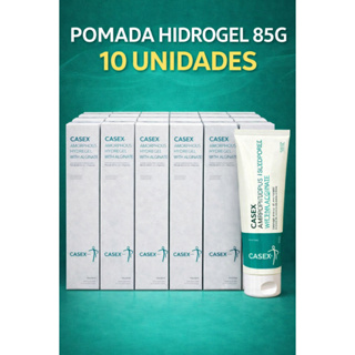 Kit C/ 10 Pomadas Hidrogel com Alginato 85g - Casex em Oferta na Shopee
