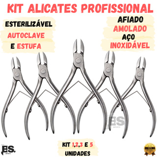 Kit Alicate de Unha Cutícula Profissional  Kit 1/2/3/5 UN Manicure Pedicure Removedor de Cutícula Aço Inoxidável em Oferta na Shopee