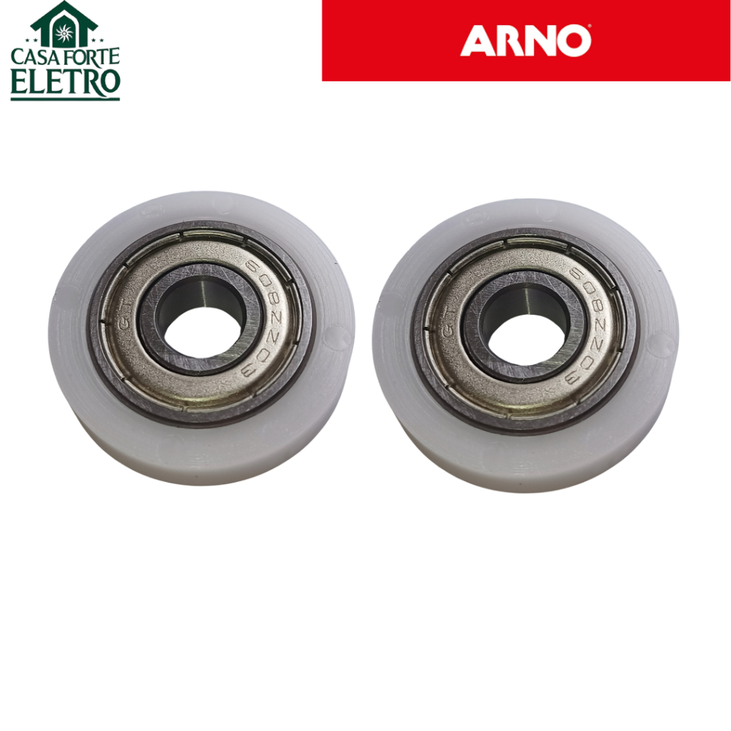 Kit Ventilador Arno Bucha + Rolamento 608 Alta Durabilidade VF40 VF41 VF49 VF55 VF50 VU40 VD40 SF40