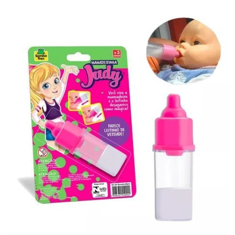 Mamadeira Magica de Boneca Com Leite ou Suco que Some, Mamadeira de Boneca