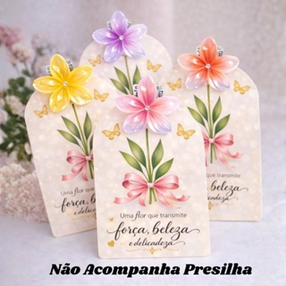 Card Dia das Mães  Personalizado | Lembrança Delicada e Encantadora | Não Acompanha Presilha | Card para presilha de 3cm em Oferta na Shopee