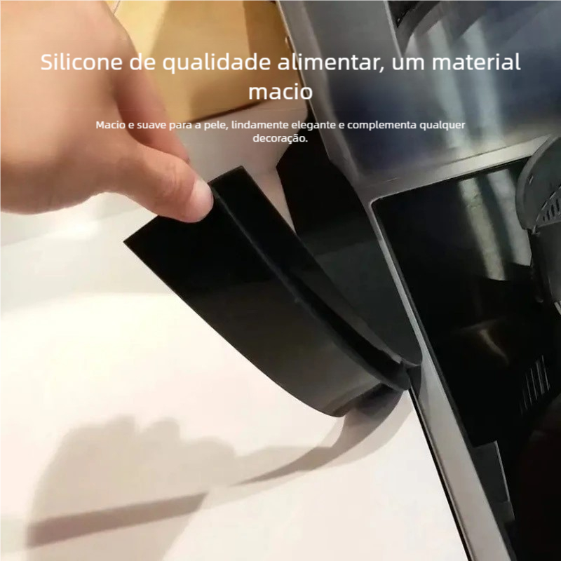 Tampa Enchimento Balcão Fogão - Silicone T-Forma para Cozinha! Resistente a óleo, prática e durável, anti-fendas