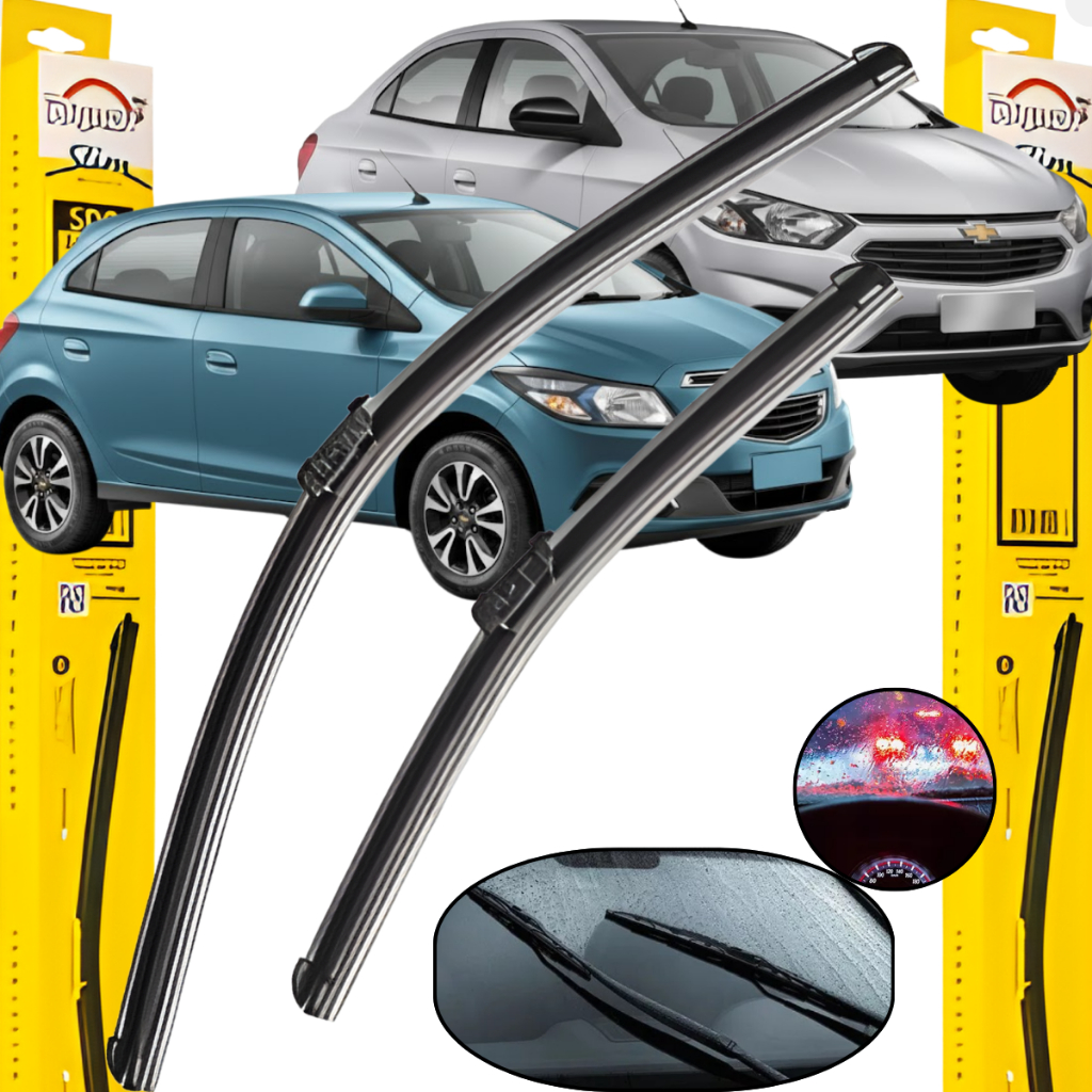 Palheta Limpador Parabrisa Original Dyna SD6 Prisma Onix Prisma Joy onix Joy 2013 14 15 16 17 18 19 em Oferta na Shopee