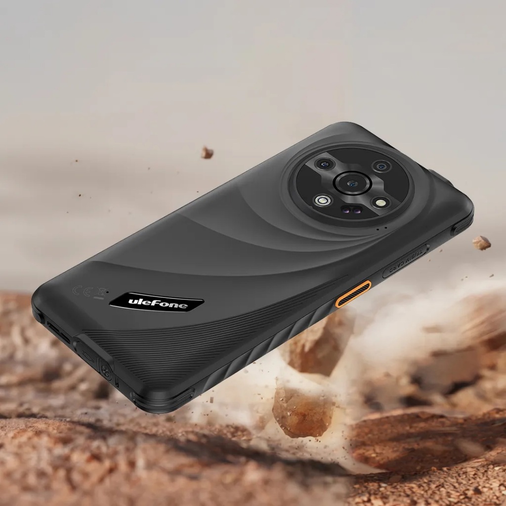 Celular Robusto Ulefone Armor X31 128GB 6+6GB Ram NFC Bateria 6050Mah Preto