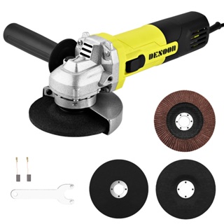 Esmerilhadeira Angular 1100W Profissional 125MM com Controle de Velocidade protetores de segurança Ferramenta Desoon em Oferta na Shopee