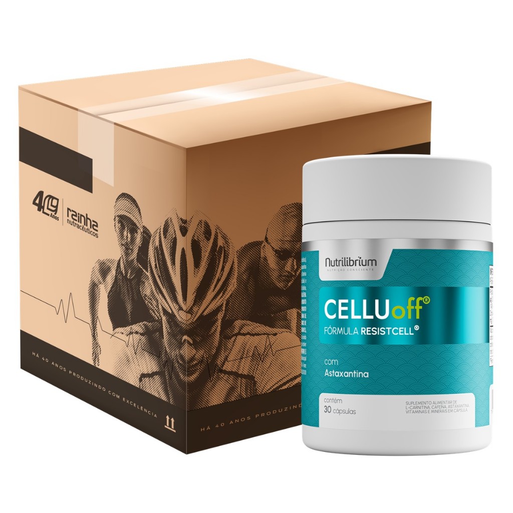 Atacado 12x Celluoff ResistCell 30 Cápsulas Nutrilibrium