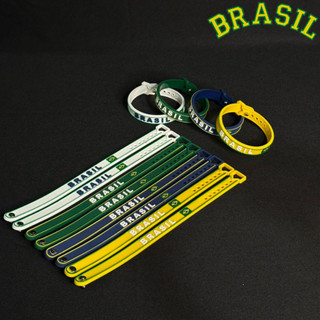 Pulseira Silicone Seleção Brasileira Varias Cores Copa Do Mundo 2026 LANÇAMENTO ENVIO IMEDIATO