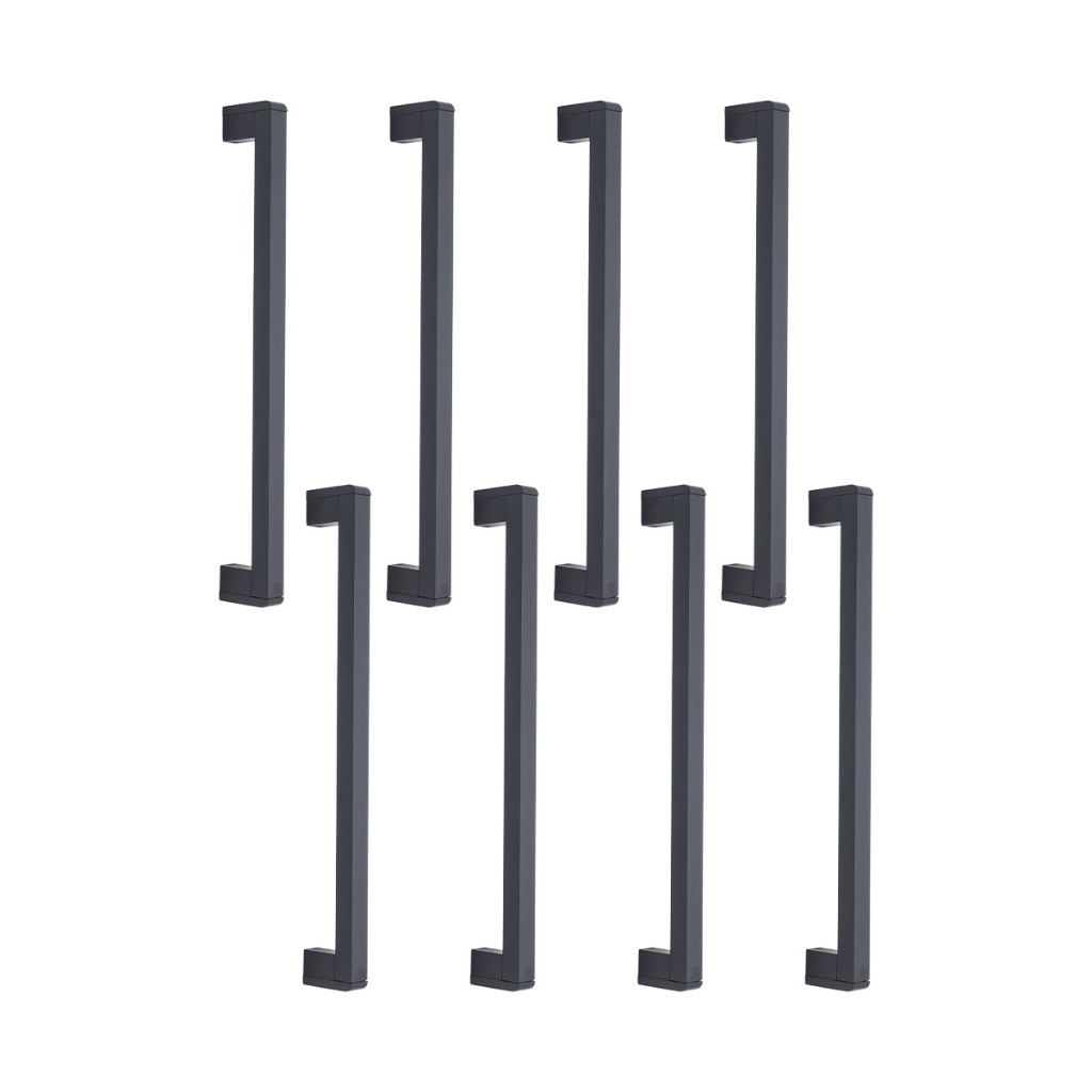 Kit 8 Puxadores Fosco Para Moveis Gaveteiro Gaveta Palma Alça 320mm