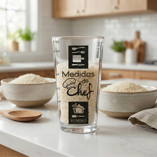 Copo Medidor Vidro Mix Medidas Cozinha Chef Multiuso Resistente Receita 350ml Ruvolo em Oferta na Shopee