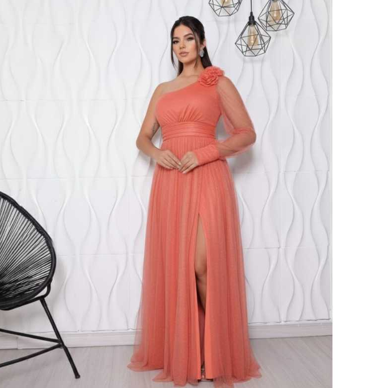 Vestido longo Feminino Madrinhas Casamento Festas Cores 30% desconto — imagem 2 de 2