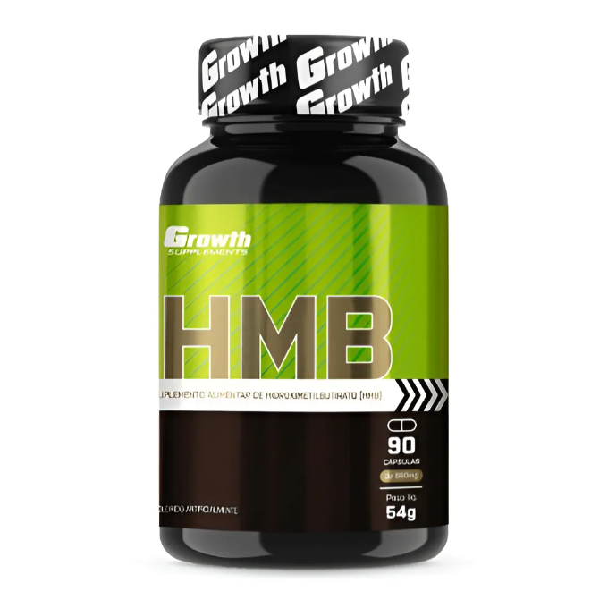 1 ou 2 Hmb 90caps Growth Supplements Original com Nota Fiscal