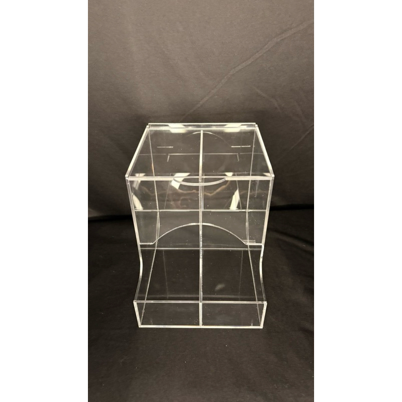 Porta Bombons Acrílico Transparente | Baleiro com Tampa para Bombom e Doces | Pote Acrílico Decorativo