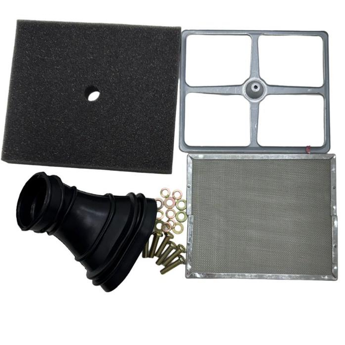 ESPUMA FILTRO + TELA E GRADE DO FILTRO + KIT FIXAÇÃO + CONDUTOR DE AR CG 125 ML/TURUNA 83/89 TURUNA