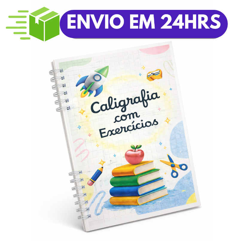 Caderno de Caligrafia Infantil 66 Atividades Letra Cursiva