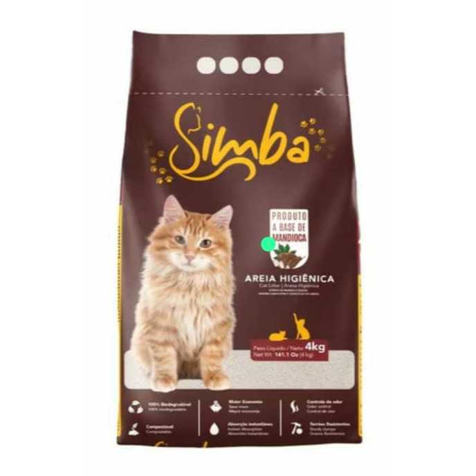 AREIA HIGIENICA SIMBA AMAFIL 4 K