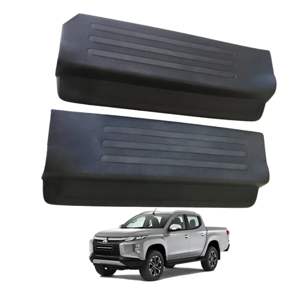 Acabamento Soleira Pisante Porta Traseira L200 Triton 2022 Preto