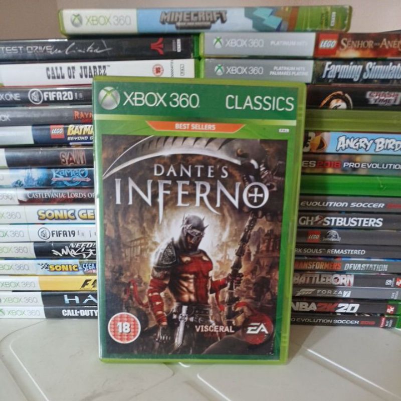 Dante's Inferno Original PAL Região Livre Retrocompatível Xbox One e X