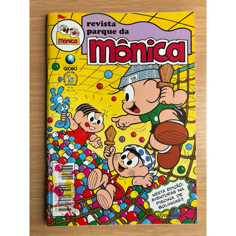 Revista Parque da Mônica 86 editora Globo