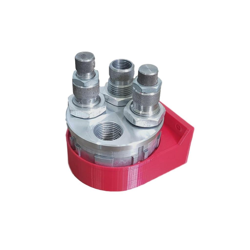Base para disco Lee 4 furos + Shell Holder