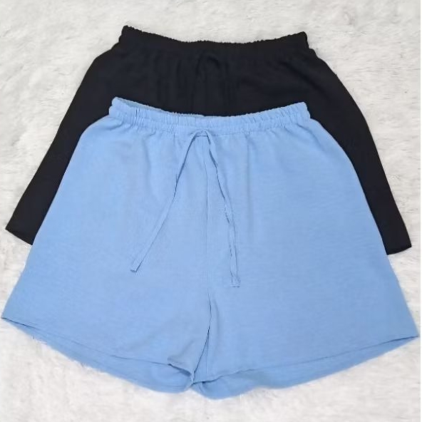 Kit 2 shorts duna basico feminino verão confortável em Oferta na Shopee