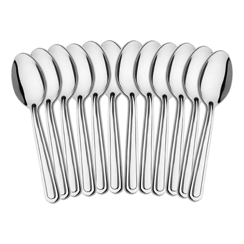 Kit Colher Sopa Talher Inox Conjunto Jantar Refeição Bar Hoteis Restaurante Jogo C/ 12, 24 ou 36 Un em Oferta na Shopee