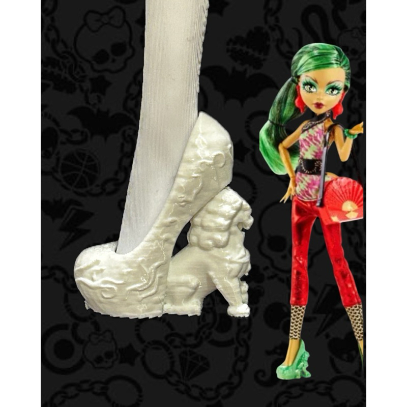 Sapato Boneca Monster High Jinafire Long New Scaremester Impresso em 3D em Oferta na Shopee