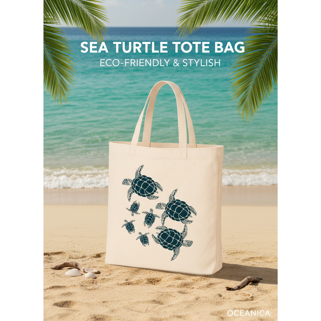 Ecobag Estampada Salve as Tartarugas Bolsa Algodão Cru Ecológica Sustentável Reutilizável ecologica
