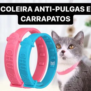 Coleira Anti-Pulga Carrapato Ácaro Para Gatos Pet Cachorros