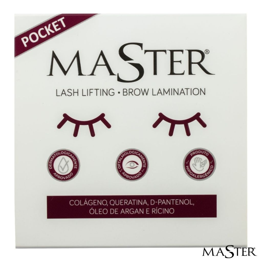 Kit Lash Lifting Brow Lamination Master Pocket 7g Soft Pro Wave Pro Curl 15g - Monte seu Kit