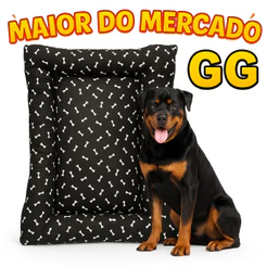 Cama Para Cachorro Com Zíper Reforçada M G GG Pequeno e Grande Porte Reforçada