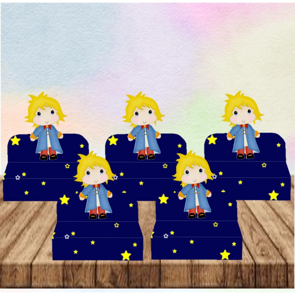 25 PORTA BIS TEMA PEQUENO PRINCIPE - PORTA BIS - DECORAÇÃO DE MESA - PAPEL - LEMBRANCINHAS