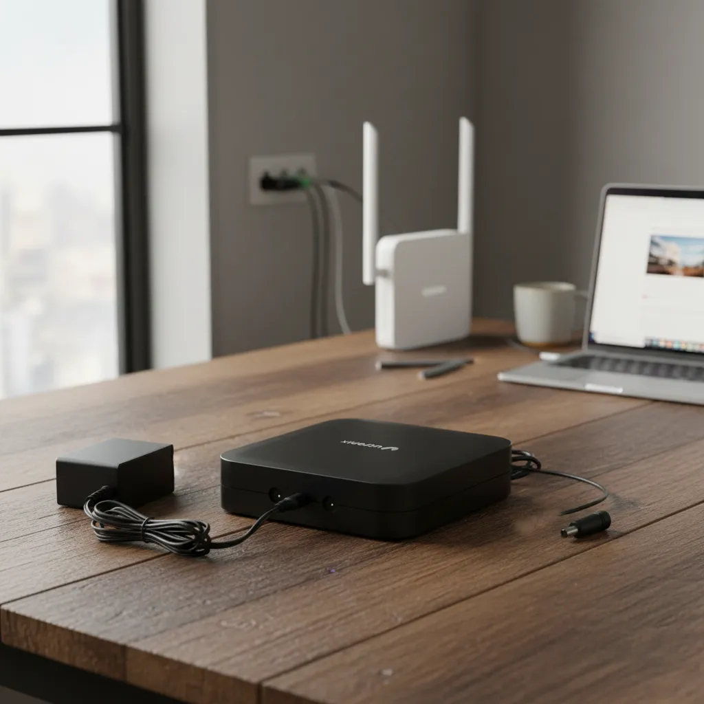 Nobreak para roteador wifi internet 12V até 2A com baterias