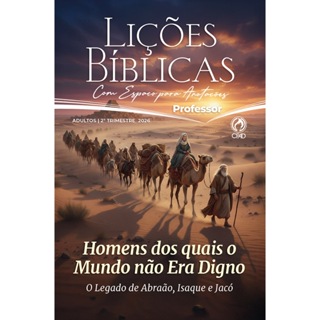 Revista Lições Bíblicas | 2º Trimestre 2026 - Adulto Professor em Oferta na Shopee