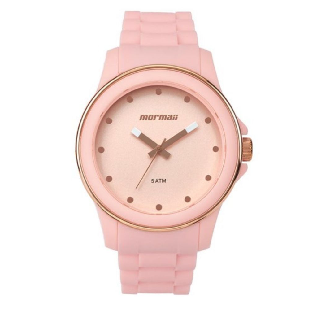 RELÓGIO MORMAII FEMININO ROSA MOPC21JAKQ/8T em Oferta na Shopee
