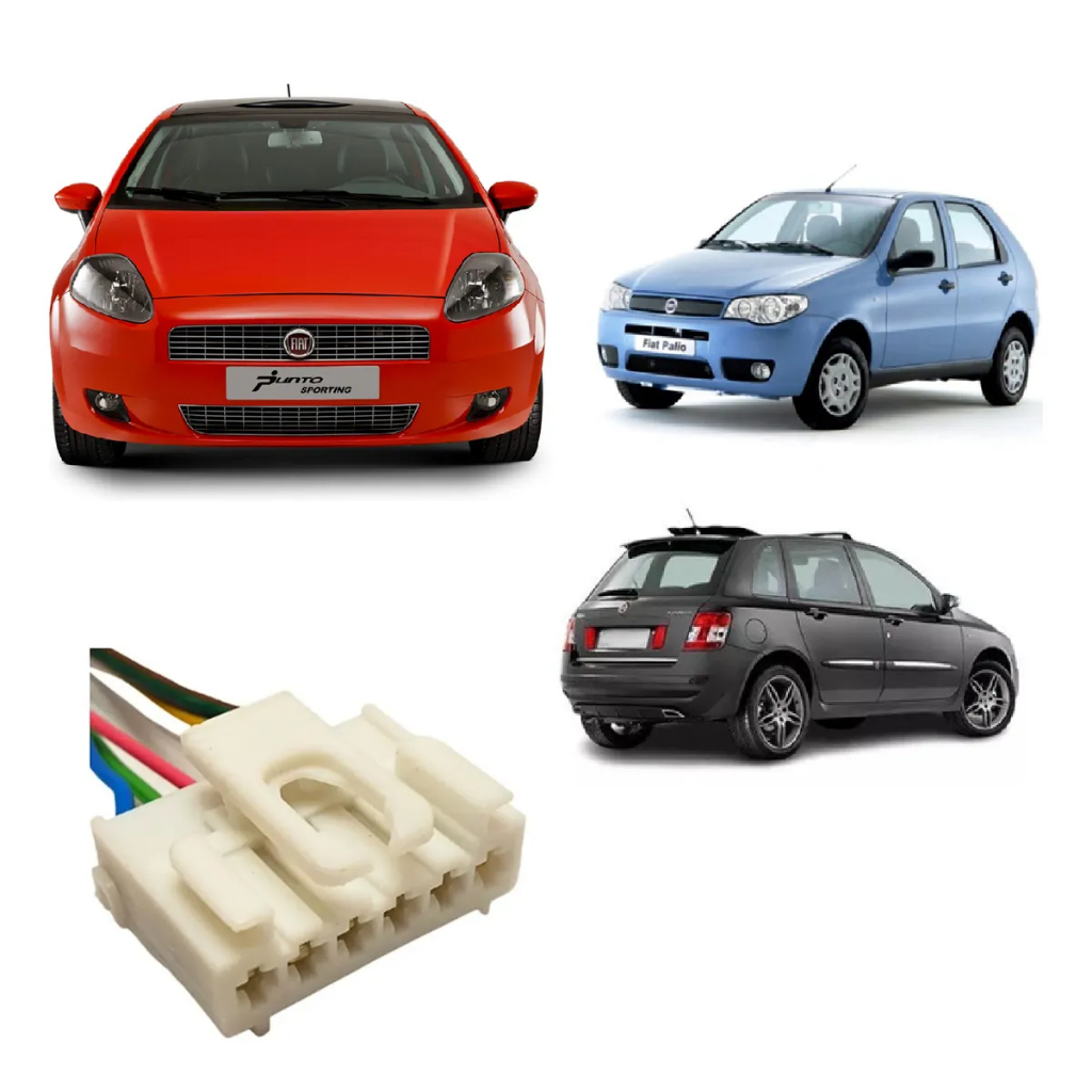 Conector Plug Da Lanterna Traseira Fiat Punto Stilo 1865