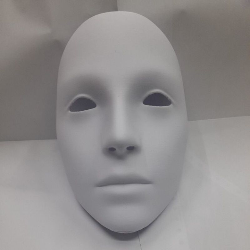 máscara de teatro,  máscara  branca lisa em Oferta na Shopee