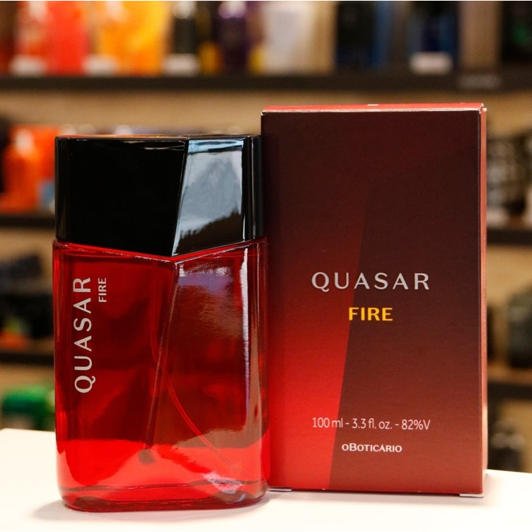 Perfume desodorante colônia Quasar Fire O Boticário 100ml